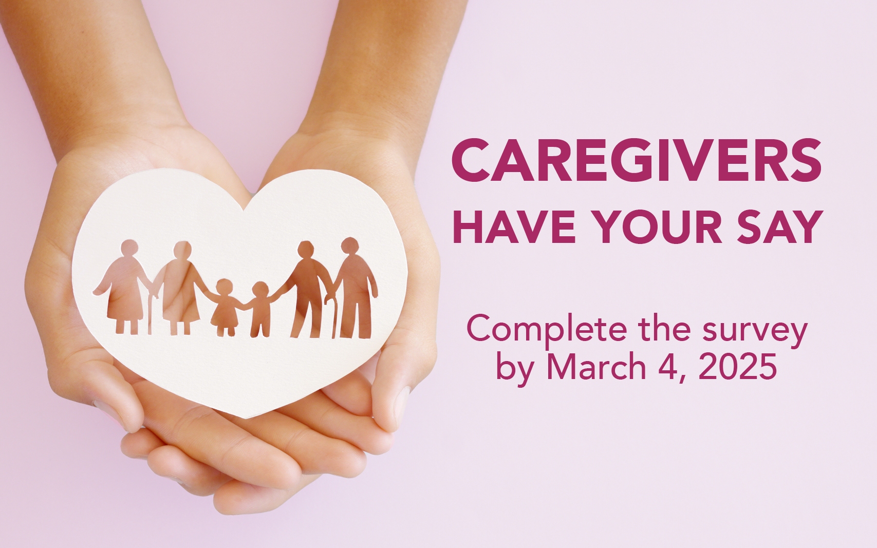 Caregivers, have your say on access to long-term care